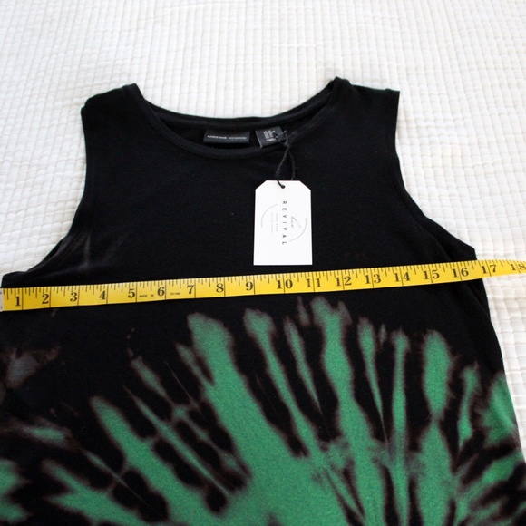 Handmade reverse tie dye Adrienne Vittadini tank top by Hue Revival - Picture 9 of 9